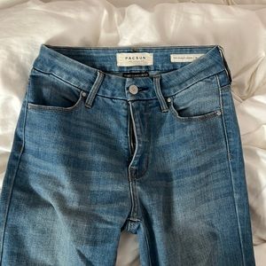 pacsun push up ankle jegging jeans